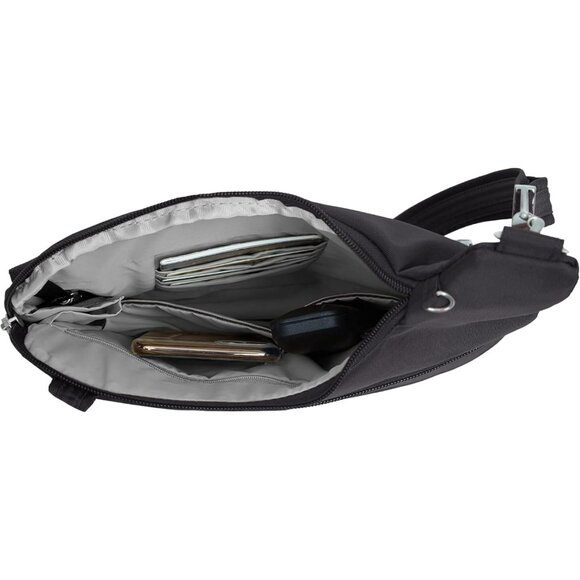 Travelon Anti-Theft Classic Crossbody Bag - Black - 11.5" x 13.5" x 2.25" - Picture 4 of 7